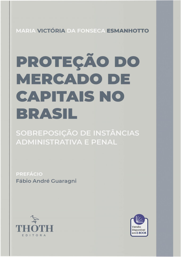 Capa do livro Prote&ccedil;&atilde;o do Mercado de Capitais no Brasil