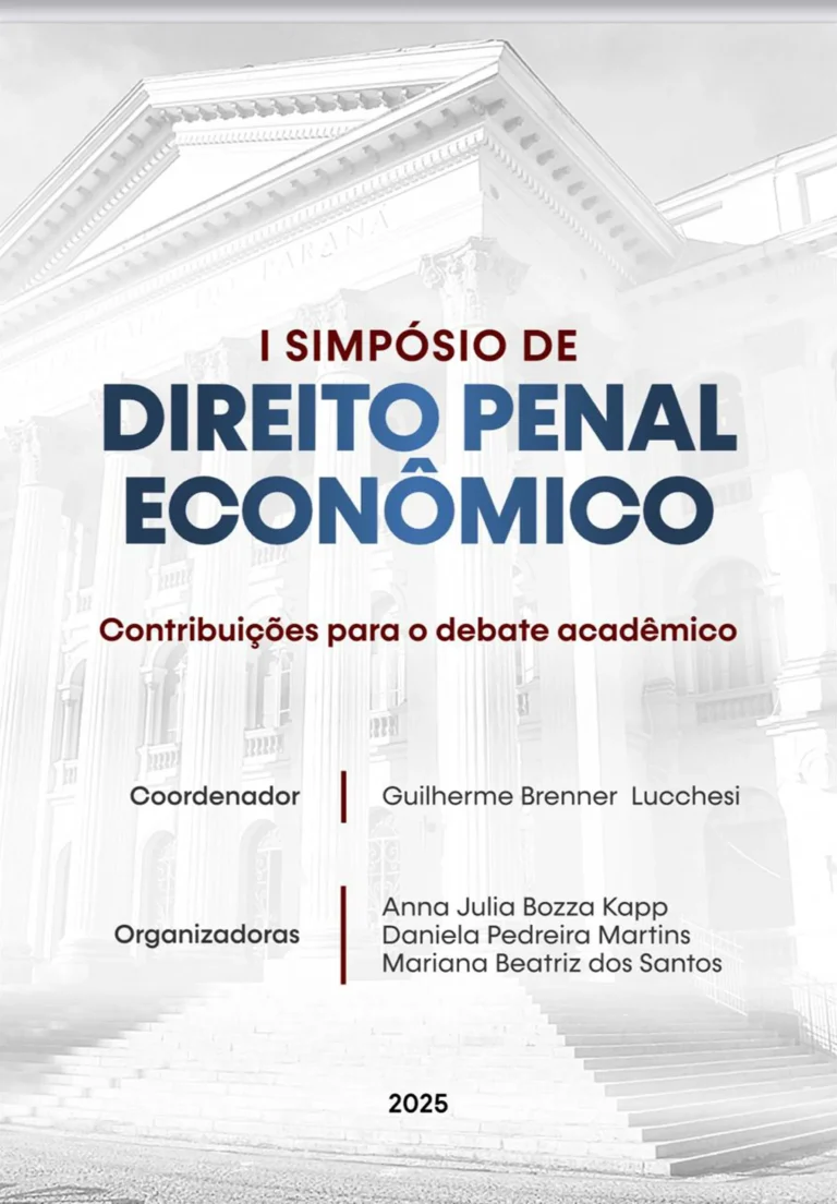 Capa do livro I Simp&oacute;sio de Direito Penal Econ&ocirc;mico